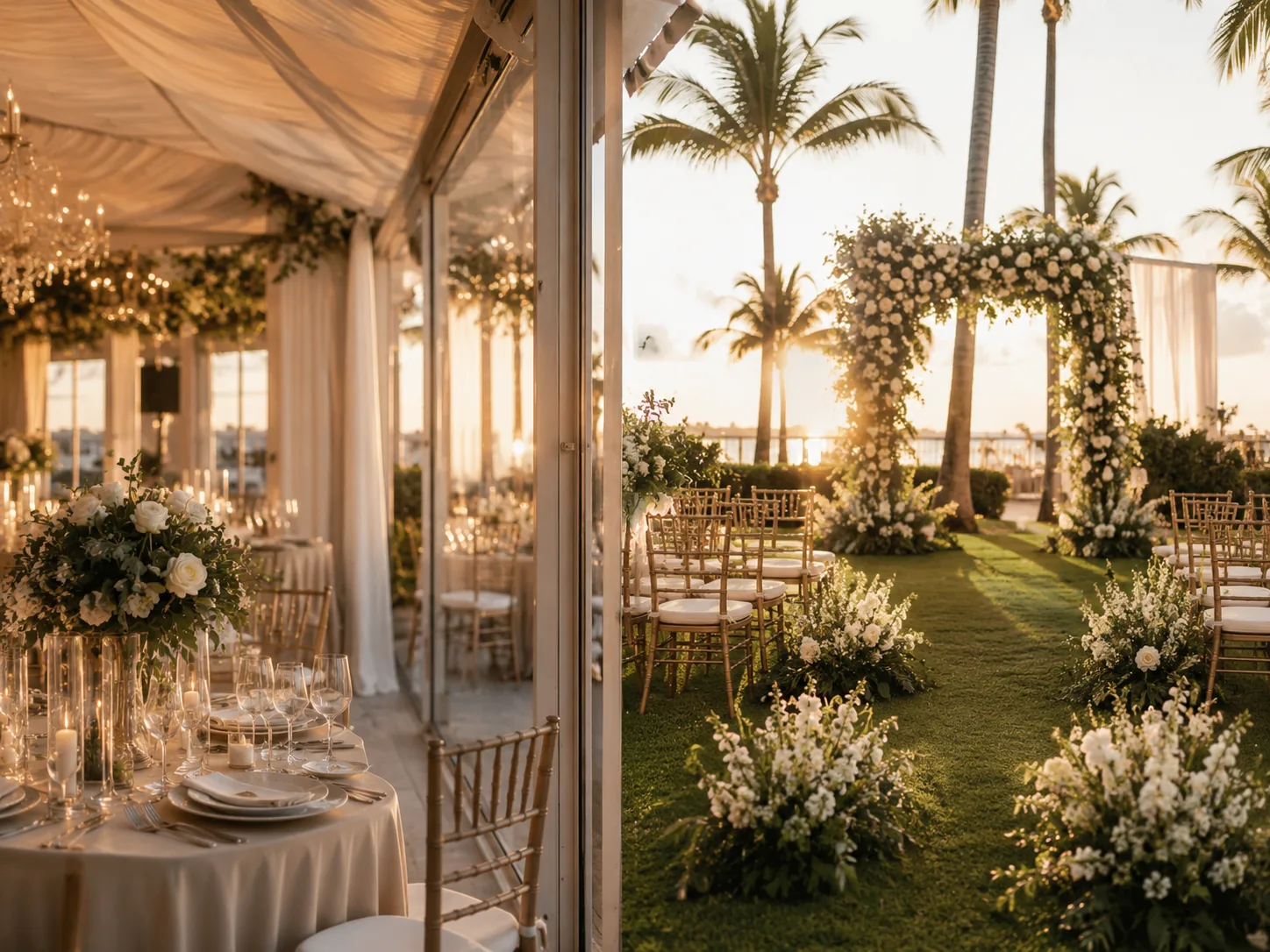 Indoor vs. Outdoor Weddings in South Florida: What You Need to Know